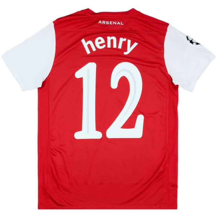 2011-12 Arsenal Home Shirt Henry #12 - 8/10 - (XL.Boys)