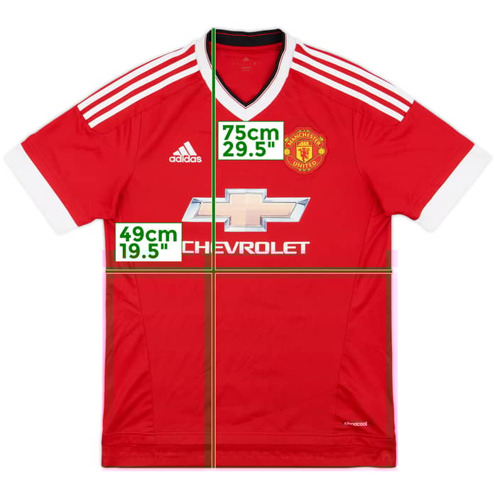 2015-16 Manchester United Home Shirt - 5/10 - (M)