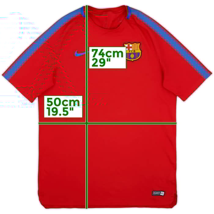 2017-18 Barcelona Nike Training Shirt - 5/10 - (L)