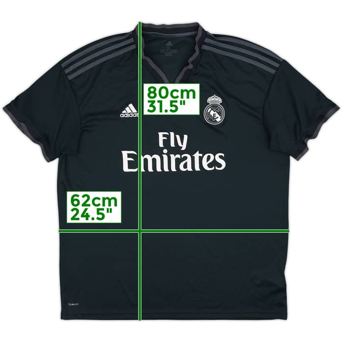 2018-19 Real Madrid Away Shirt - 6/10 - (XL)