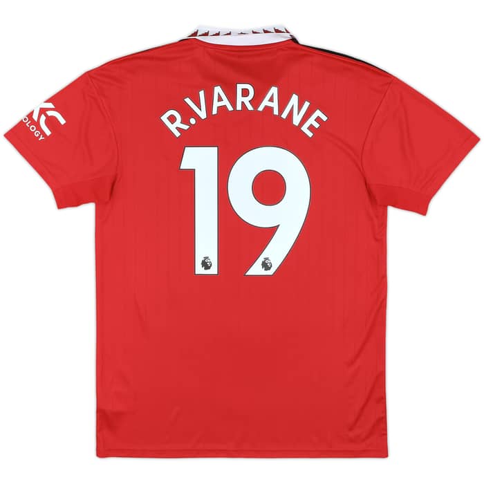 2022-23 Manchester United Home Shirt R.Varane #19 - 8/10 - (M)