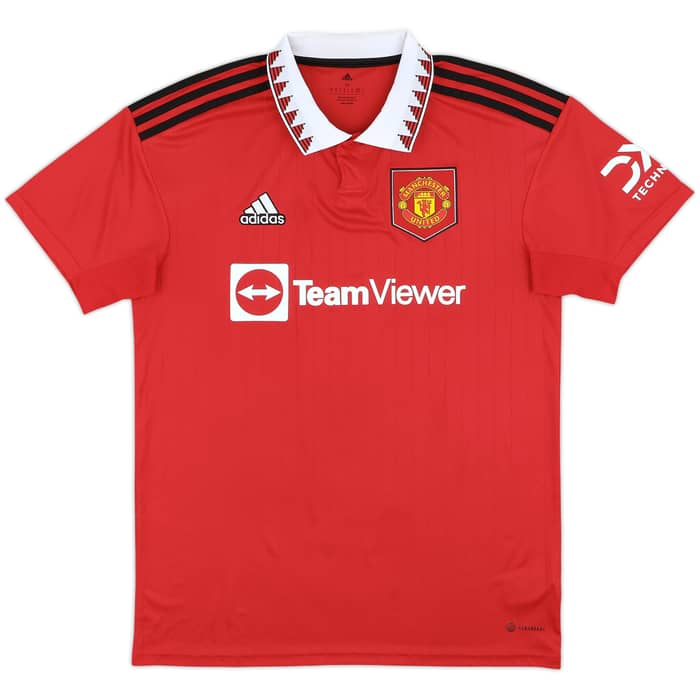 2022-23 Manchester United Home Shirt R.Varane #19 - 8/10 - (M)