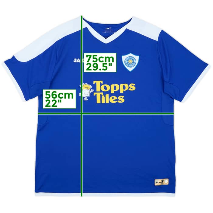 2007-09 Leicester Home Shirt - 9/10 - (L)