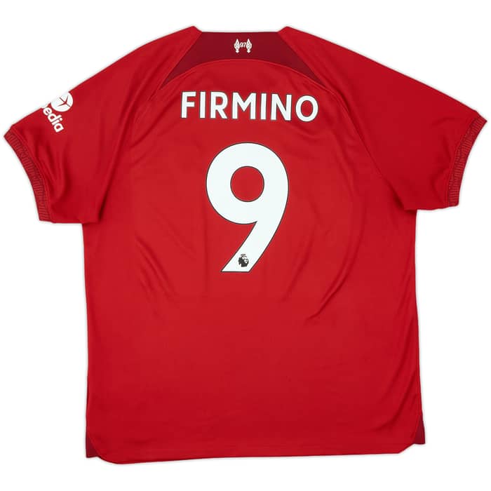 2022-23 Liverpool Home Shirt Firmino #9 - 9/10 - (XL)