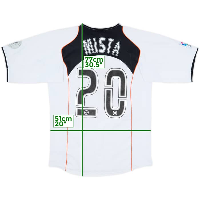 2004-05 Valencia Home Shirt Mista #20 - 5/10 - (M)