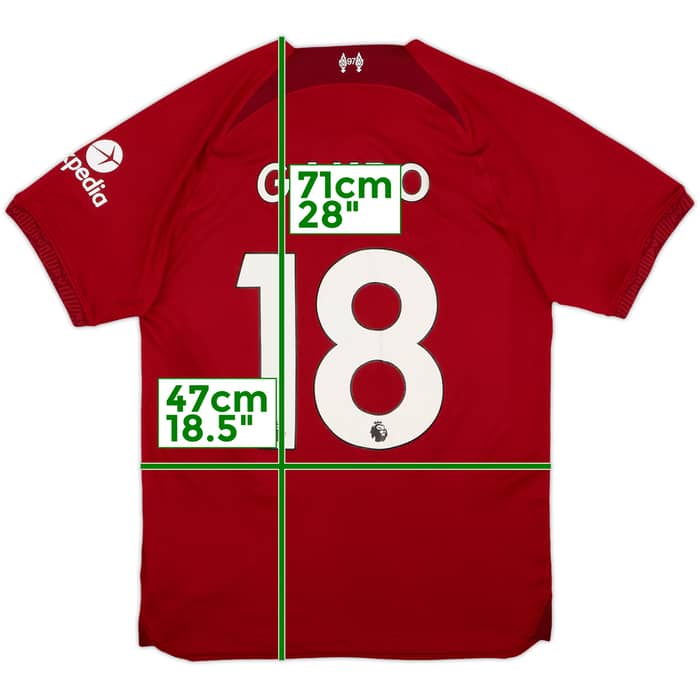 2022-23 Liverpool Home Shirt Gakpo #18 - 9/10 - (S)