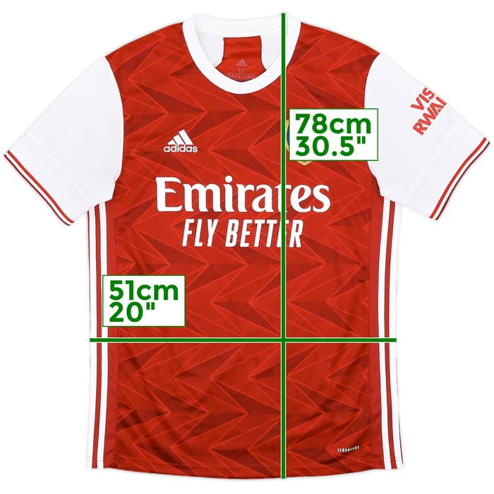 2020-21 Arsenal Home Shirt - 4/10 - (M)