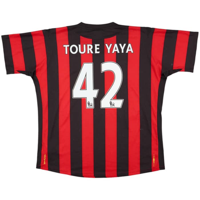 2011-12 Manchester City Away Shirt Toure Yaya #42 - 8/10 - (XL)