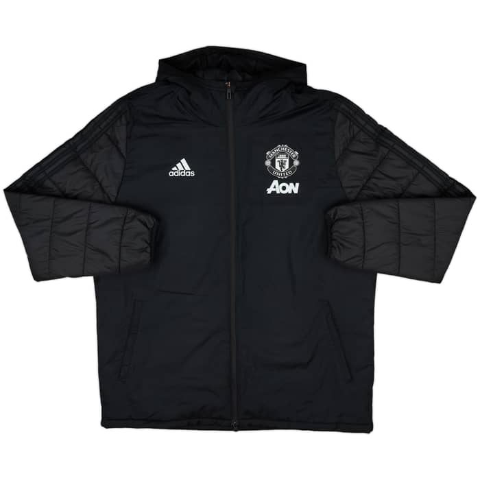 2019-20 Manchester United adidas Padded Bench Coat - 9/10 - (L)