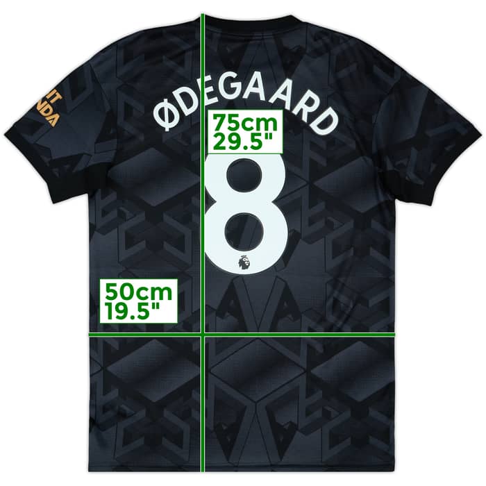 2022-23 Arsenal Away Shirt Odegaard #8 - 10/10 - (M)