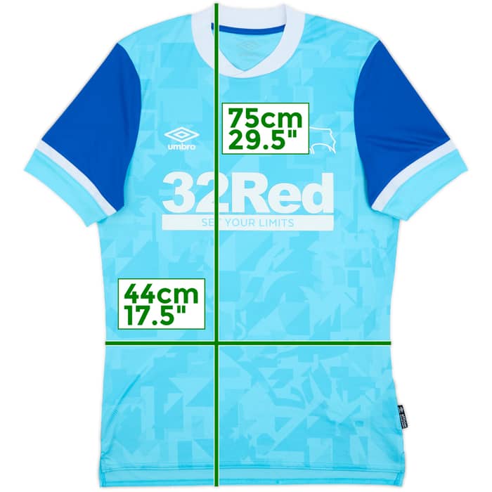 2021-22 Derby County Away Shirt - 7/10 - (M)