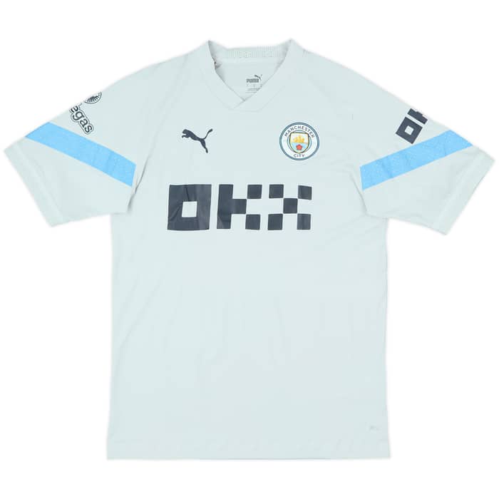 2022-23 Manchester City Player Issue Puma Training Shirt - 10/10 - (L)