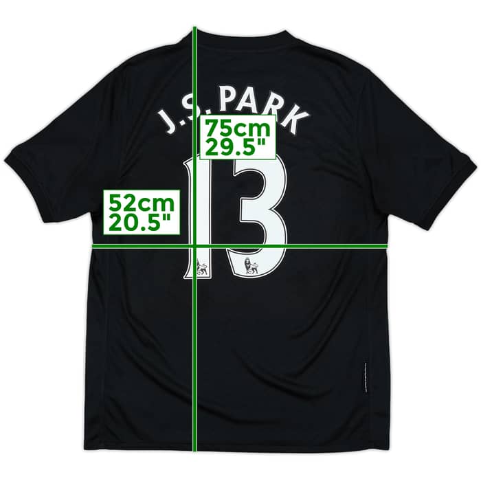 2009-10 Manchester United Away Shirt J.S.Park #13 - 6/10 - (M)