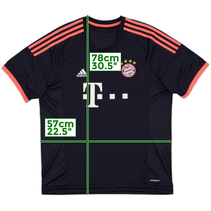 2015-16 Bayern Munich Third Shirt - 6/10 - (XL)