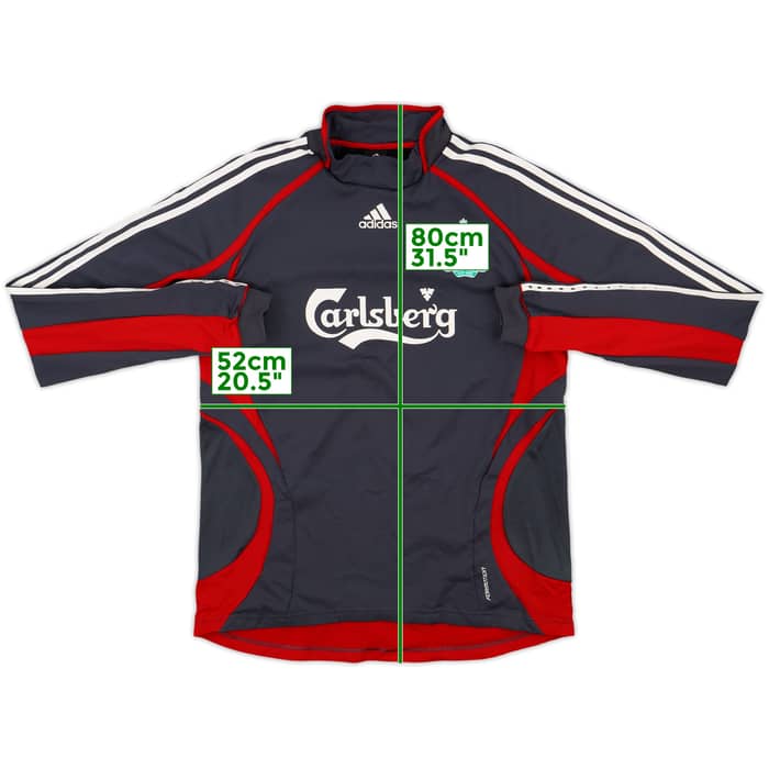 2006-07 Liverpool adidas Formotion Sweat Top - 8/10 - (L)