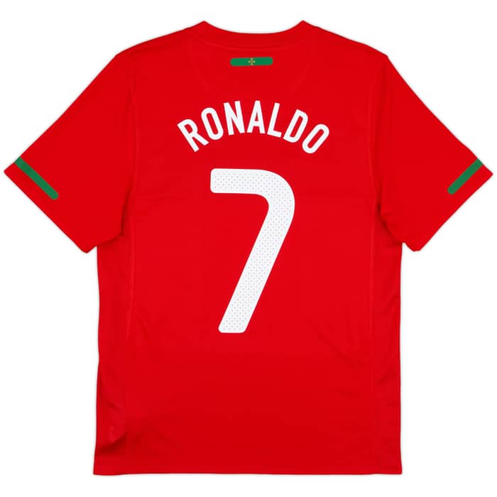 2010-11 Portugal Home Shirt Ronaldo #7 - 10/10 - (S)