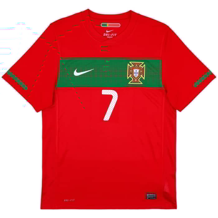 2010-11 Portugal Home Shirt Ronaldo #7 - 10/10 - (S)