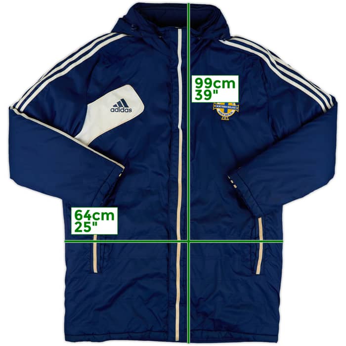 2012-13 Northern Ireland adidas Padded Bench Coat - 6/10 - (L)