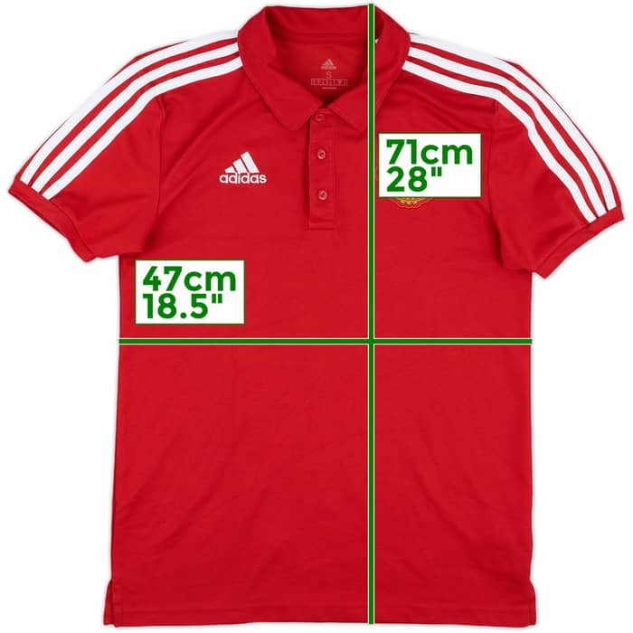 2020-21 Manchester United adidas Polo Shirt - 9/10 - (S)