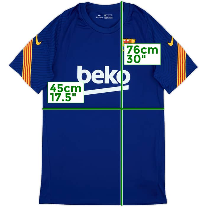 2020-21 Barcelona Nike Training Shirt - 10/10 - (S)