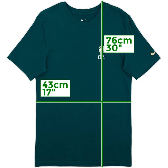 2021-22 Liverpool Nike Cotton Tee - 7/10 - (S)