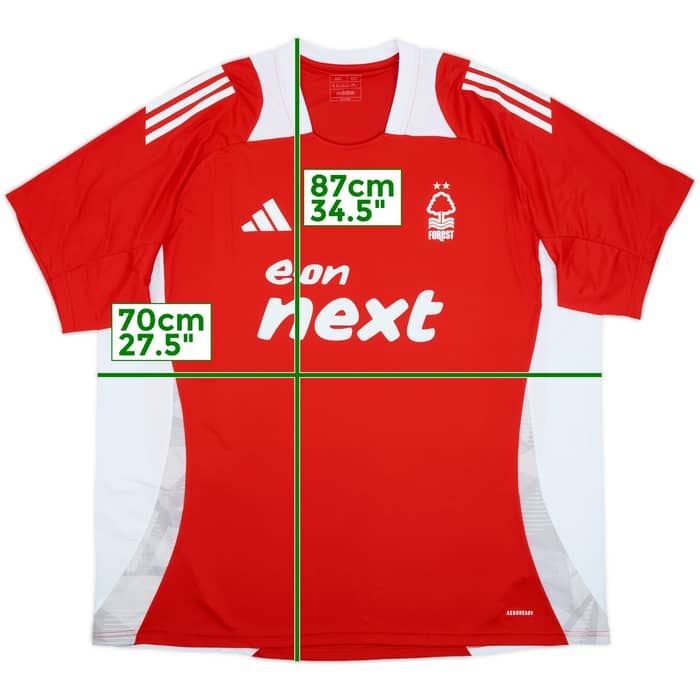 2024-25 Nottingham Forest adidas Training Shirt - 8/10 - (3XL)