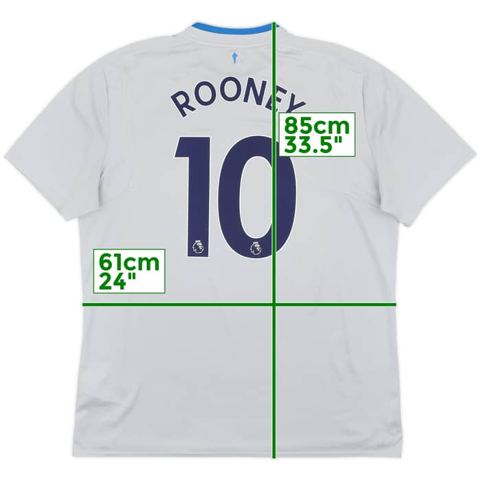 2017-18 Everton Away Shirt Rooney #10 - 8/10 - (XXL)