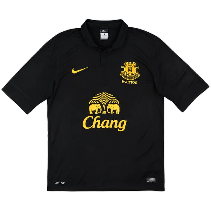 2012-13 Everton Away Shirt Oviedo #8 - 10/10 - (M)