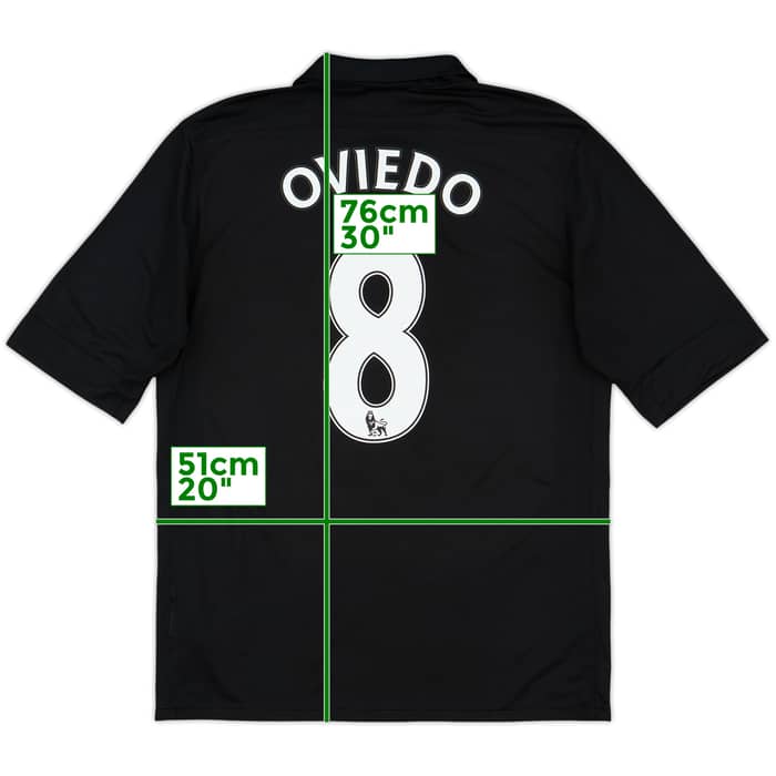 2012-13 Everton Away Shirt Oviedo #8 - 10/10 - (M)