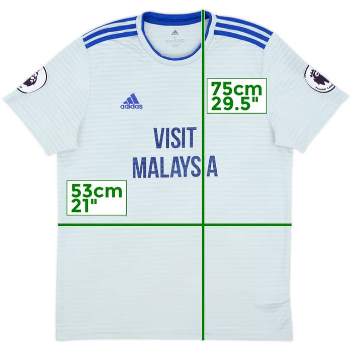 2018-19 Cardiff City Away Shirt - 7/10 - (L)