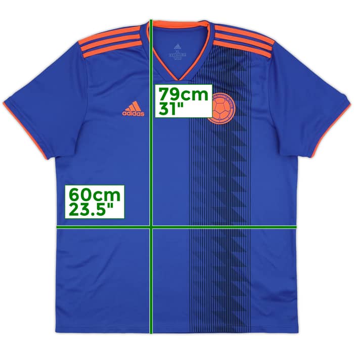 2018-19 Colombia Away Shirt - 9/10 - (XL)