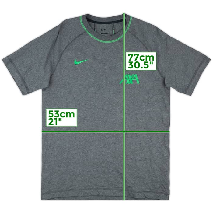 2023-24 Liverpool Nike Cotton Tee - 9/10 - (M)