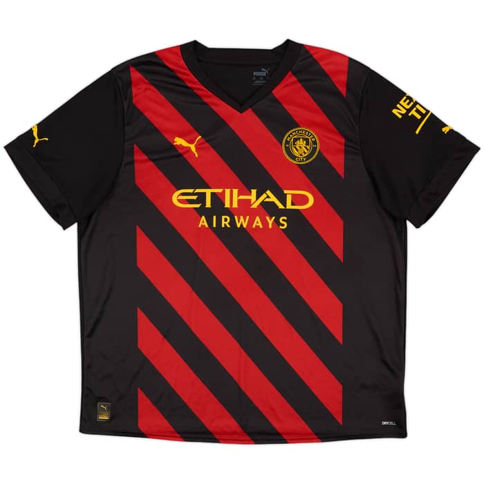 2022-23 Manchester City Away Shirt De Bruyne #17 - 9/10 - (XXL)