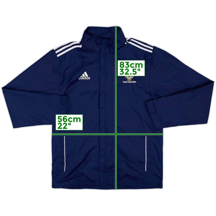 2013-14 Northern Ireland FA 'Coach Education' Hooded Rain Jacket - 9/10 - (M/L)