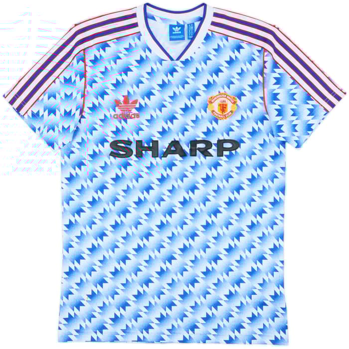 2017-18 Manchester United Retro '1990' adidas Shirt - 5/10 - (M)