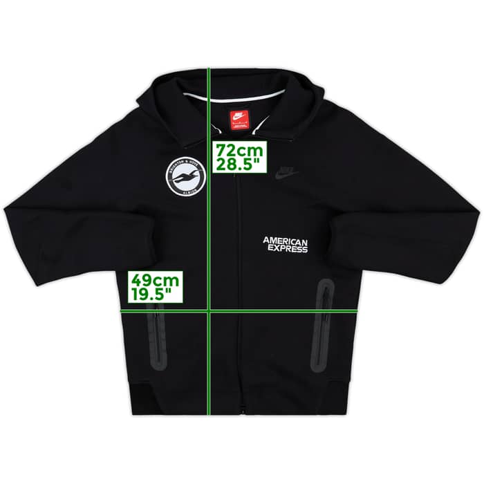 2023-24 Brighton Nike Hooded Track Jacket - 7/10 - (M)