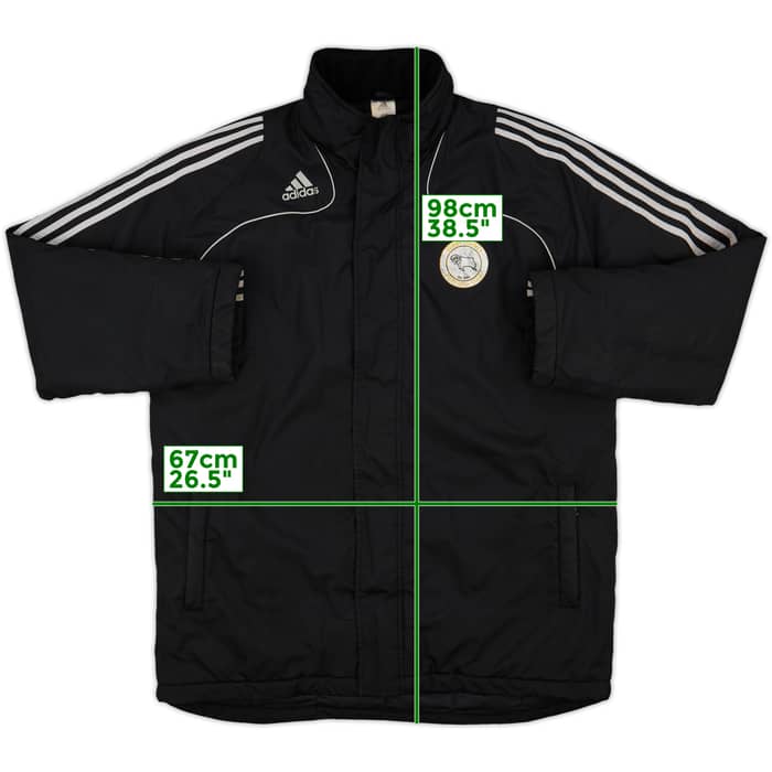 2007-09 Derby County adidas Padded Bench Coat - 5/10 - (L)