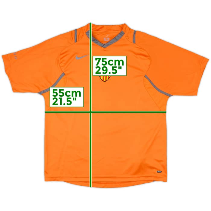 2006-07 Valencia Nike Training Shirt - 9/10 - (L)