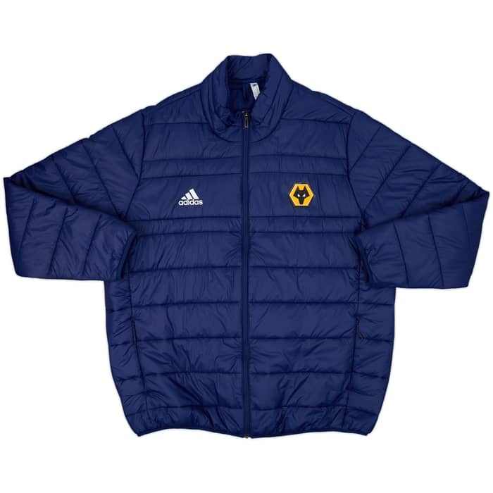 2019-20 Wolves adidas Padded Bench Coat - 9/10 - (XXL)