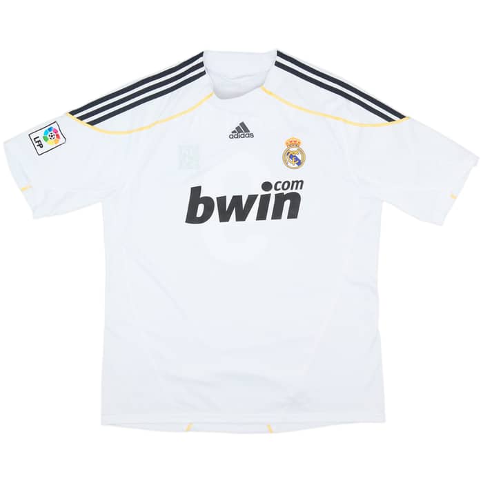 2009-10 Real Madrid Home Shirt Ronaldo #9 - 6/10 - (XL)