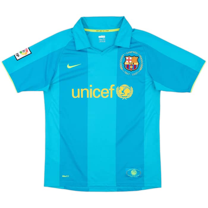 2007-09 Barcelona Away Shirt Ronaldinho #10 - 8/10 - (S)
