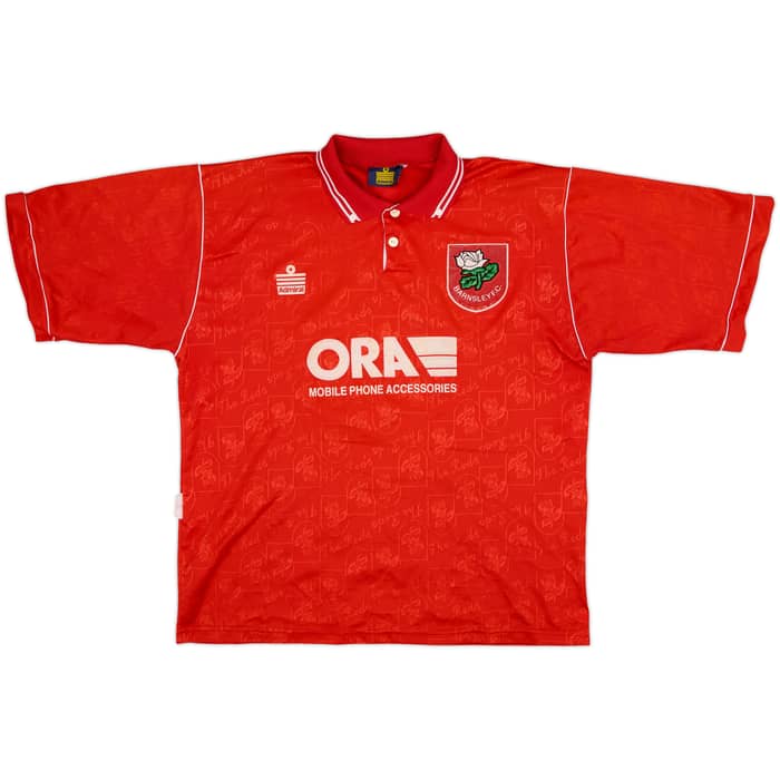 1996-97 Barnsley Home Shirt Sheridan #11 - 8/10 - (XL)