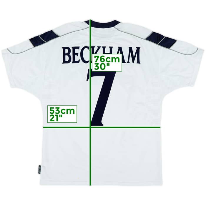 1999-00 Manchester United Third Shirt Beckham #7 - 8/10 - (L)