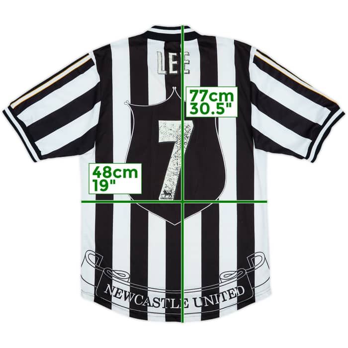1997-99 Newcastle Home Shirt Lee #7 - 5/10 - (S)