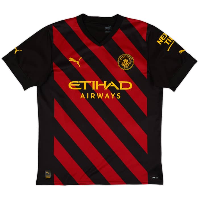2022-23 Manchester City Away Shirt De Bruyne #17 - 10/10 - (L)