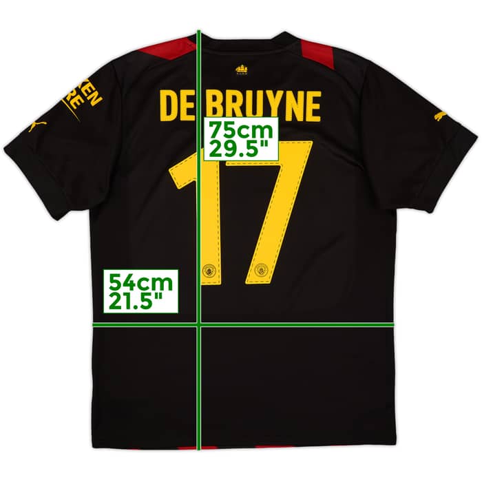 2022-23 Manchester City Away Shirt De Bruyne #17 - 10/10 - (L)