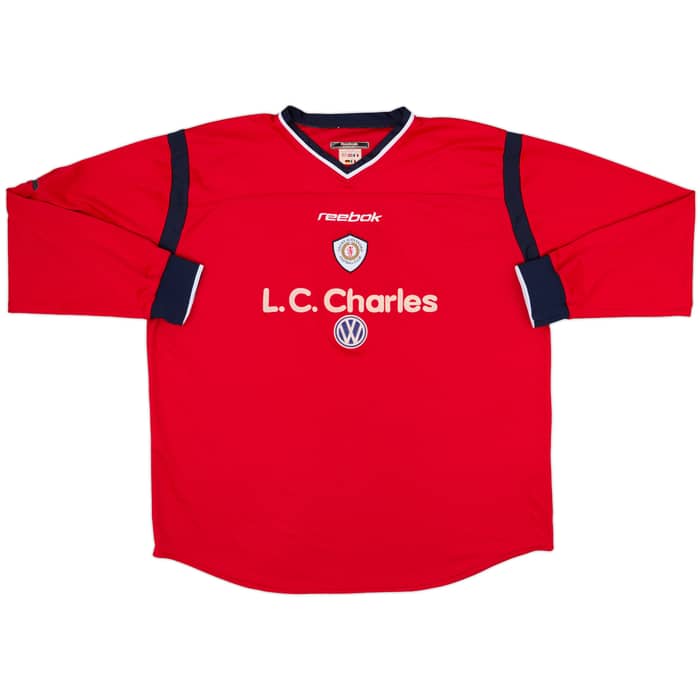 2001-02 Crewe Alexandra Home L/S Shirt - 8/10 - (XL)