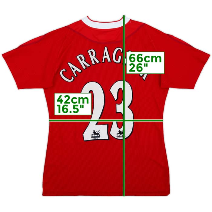2002-04 Liverpool Home Shirt Carragher #23 - 8/10 - (Women's M)