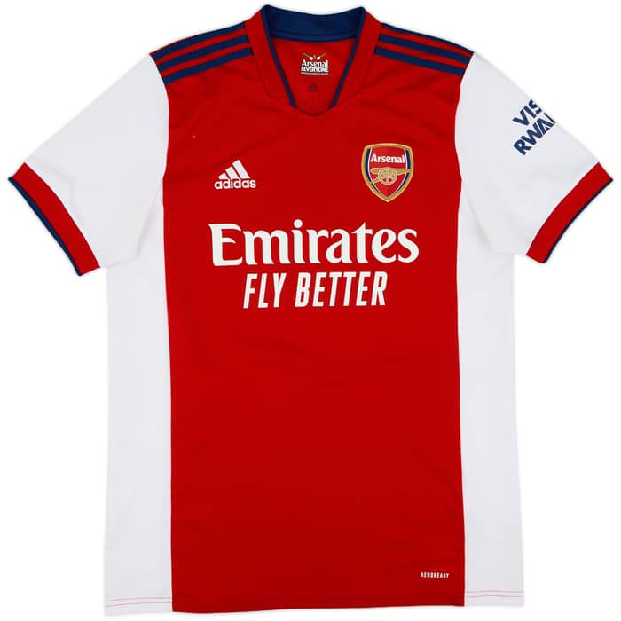 2021-22 Arsenal Home Shirt Saka #7 - 9/10 - (L)
