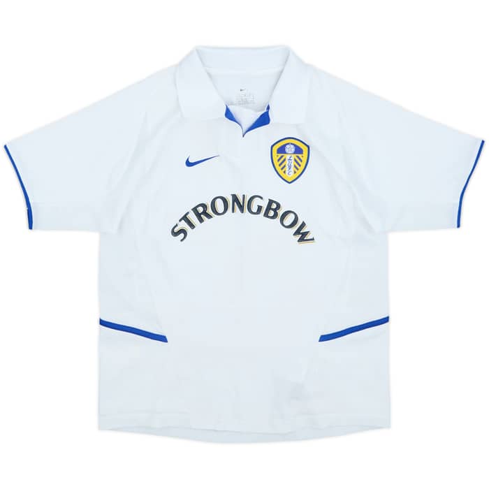 2002-03 Leeds United Home Shirt - 7/10 - (M.Boys)